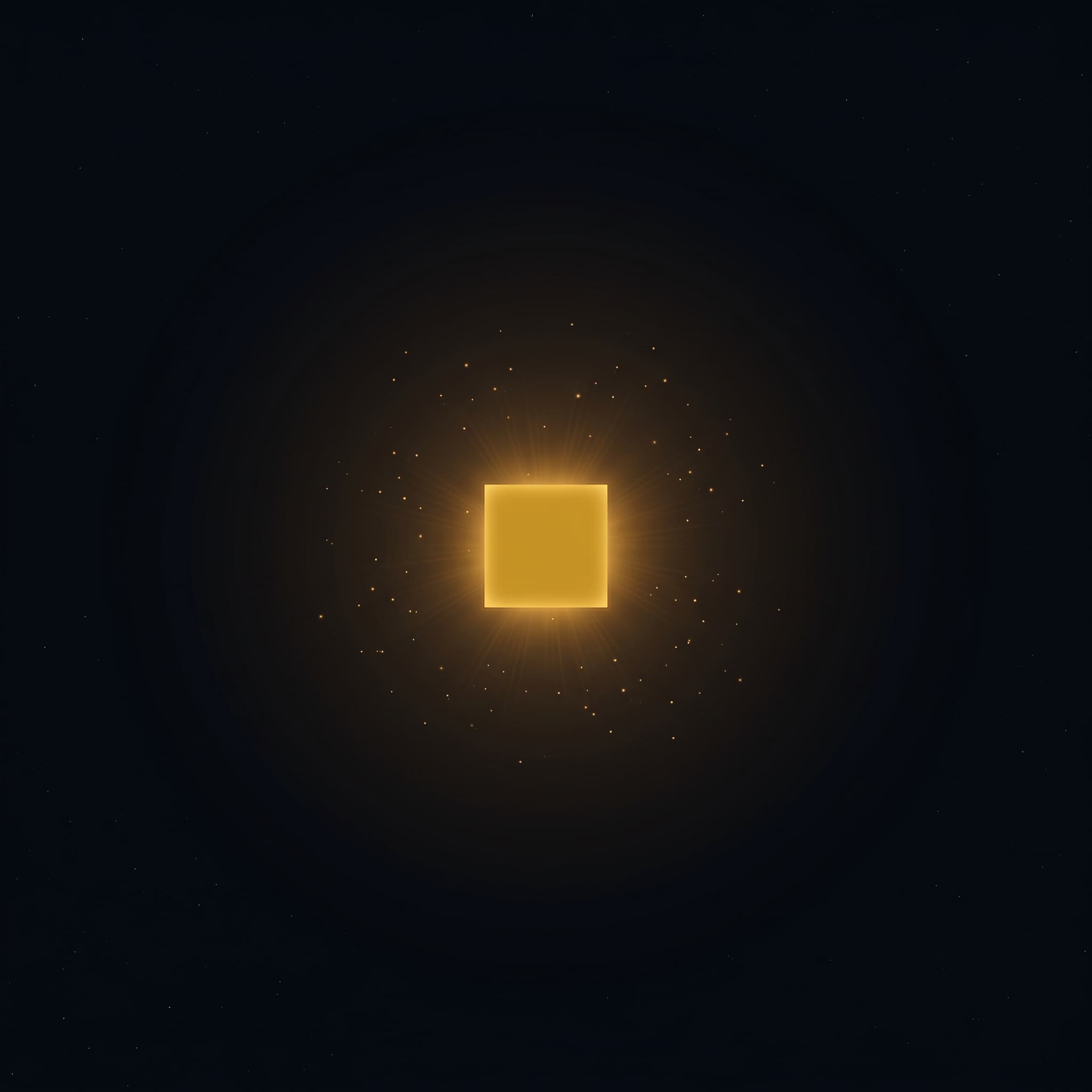 A glowing pixel